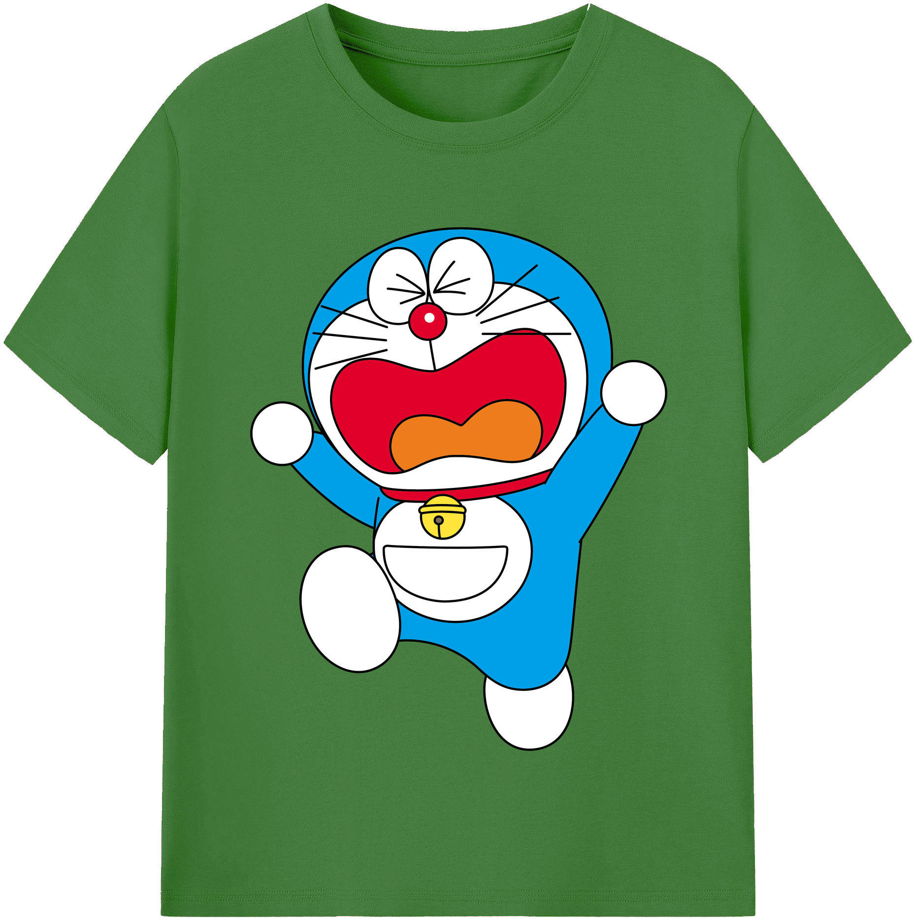 （画像用） ドラえもん Doraemon レディースカジュアルプリントTシャツ（綿100％）